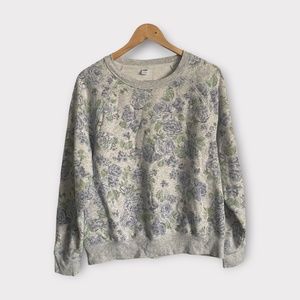 Old Navy floral print sweatshirt